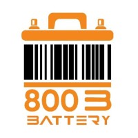 800 B Battery logo - Similar company to 800 Battery
