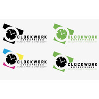 Clockwork Screen Printing & Embroidery logo - Similar company to Hard Edge Design: Screenprint And Embroidery