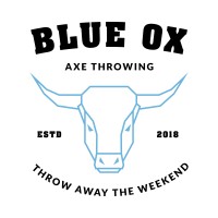 Blue Ox Axe Throwing logo - Similar company to King Innovation