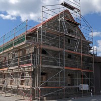 German scaffolding logo - Similar company to Miratools