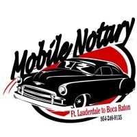 Mobile Notary Fort Lauderdale to Boca Raton logo - Similar company to Immediate Mobile Notary