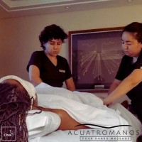 ACUATROMANOS Four Hands Massage Spa Santiago logo - Similar company to Viveclinic