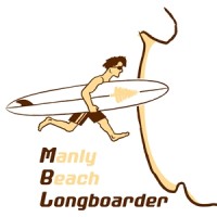 Manly Beach Longboarder logo - Similar company to Avli Eats