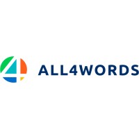 ALL4WORDS logo - Similar company to Jazykové Centrum Correct / Correct Language Centre