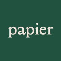 Papier Brussels logo - Similar company to Le Typographe