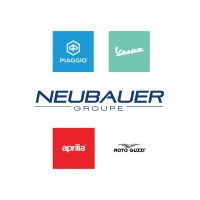 NEUBAUER Piaggio / Vespa / Aprilia / Moto Guzzi logo - Similar company to Summers Garage Equipment