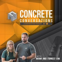 The Concrete Conversations Podcast with Hosts Arian & Forrest Sim logo - Similar company to Subsurface Utility Engineering Association