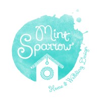 Mint Sparrow Home & Wedding Design logo - Similar company to Wedding Sparrow Ltd