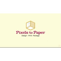 Pixels to Paper logo - Similar company to Paper Carrots Design
