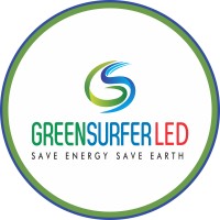 Green Surfer LED logo - Similar company to Digitech Lights