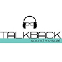 Talkback Sound + Visual logo - Similar company to Studio Blue