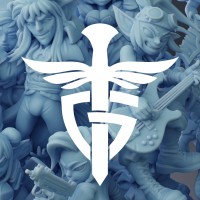 Twin Goddess Miniatures logo - Similar company to Troubled Muse Studios