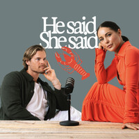 He Said, She Said Podcast logo - Similar company to Turtle Method