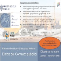Master Universitario di II livello in Diritto dei contratti pubblici - A.A. 2024/2025 logo - Similar company to Mestri-Ce Interreg Central Europe