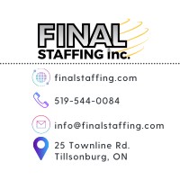 Final Staffing Inc logo - Similar company to Tft Global Inc.