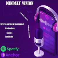 Mindset Vision Podcast logo - Similar company to American Corner Yamoussoukro @Inp-Hb