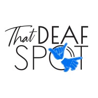 That Deaf Spot logo - Similar company to Deaf Worlds