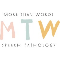 More Than Words Speech Pathology, PLLC logo - Similar company to Speech Therapy And Education Professionals (Step)