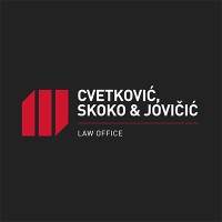 Joint law office Cvetković, Skoko & Jovičić Law Office logo - Similar company to Trifunovic&Co Law Office