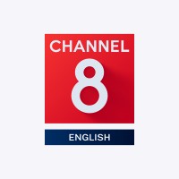 Channel 8 English logo - Similar company to Data