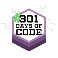 #301Daysofcode