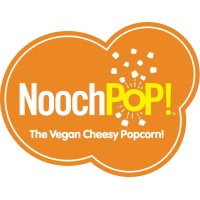 NoochPOP! vegan cheesy premium popcorn logo - Similar company to Mindset Beverages