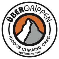 Übergrippen Indoor Climbing Crag logo - Similar company to Strap In For Life