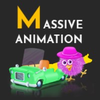 Massive Animation Studio logo - Similar company to Naughty Frames Pvt Ltd, Vfx , Animation And Game Production Studio