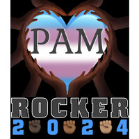 PAMELA ROCKER Human Race 2 • 0 • 2 • 4  ✊🏿✊🏾✊🏽✊🏼✊🏻✊ logo - Similar company to Omg Mugs & More