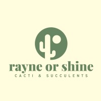 Rayne or Shine Succulents logo - Similar company to Nus Spears Lab