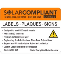 Solar Compliant Labels logo - Similar company to Fcd Labels