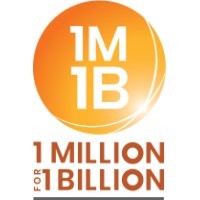 1M1B (1 Million for 1 Billion) logo - Similar company to Google Developer Groups On Campus Ifhe