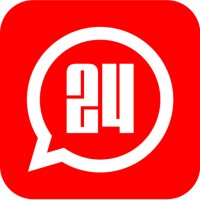 24 Messenger logo - Similar company to Goodnew4Me (Gn4Me)