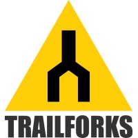 Trailforks logo - Similar company to Southern Off Road Bicycle Assocation