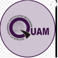 The NGO Quality Assurance Certification Mechanism (QuAM) logo - Similar company to Assurance Quality Certification
