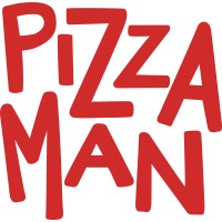 Pizza Man logo - Similar company to Desi Rasoi Canada