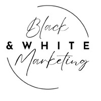 Black & White Marketing logo - Similar company to White Canvases
