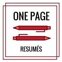 One Page Resumes logo - Similar company to My Resume Format