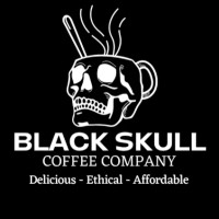 Black Skull Coffee Company logo - Similar company to Coolbrew Coffee