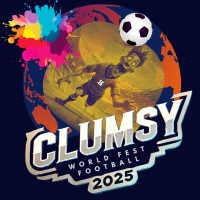 Clumsy World Fest Football 2025 logo - Similar company to The Webcreator