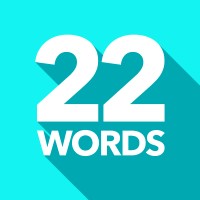 22 Words logo - Similar company to Brainjolt Media