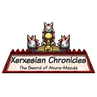 Xerxesian Productions logo - Similar company to Chubby Kiwi Games