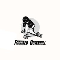 Focused downhill logo - Similar company to Hubbub Digital