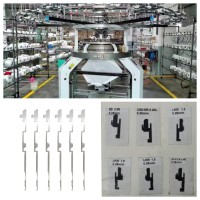 Circular knitting machine logo - Similar company to Needles Stitches By Springair Cashmere