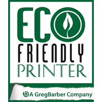 Eco Friendly Printer- Greg Barber Co logo - Similar company to Sustow
