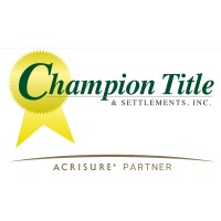 Champion Title & Settlements, Inc. logo - Similar company to Capitol Title