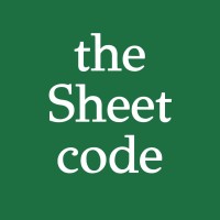 The Sheet Code logo - Similar company to Cricket & Junebug