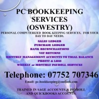 PC Bookkeeping Services (Oswestry) logo - Similar company to Linked Accounting