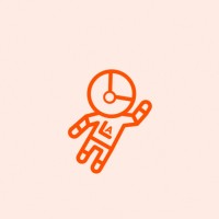 little astronaut logo - Similar company to Edunock
