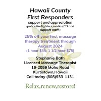 STEPHANIE BATH, LICENSED MASSAGE THERAPIST logo - Similar company to Gerald Padgett Licensed Massage Therapist